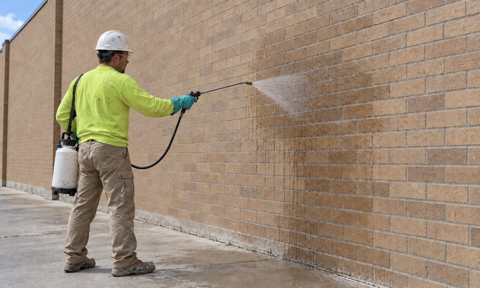 PSI commercial water repellent application